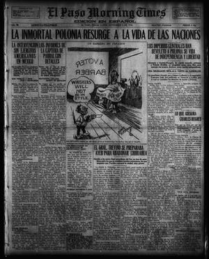El Paso Morning Times (El Paso, Tex.), Vol. 36TH YEAR, Ed. 1, Monday, November 6, 1916