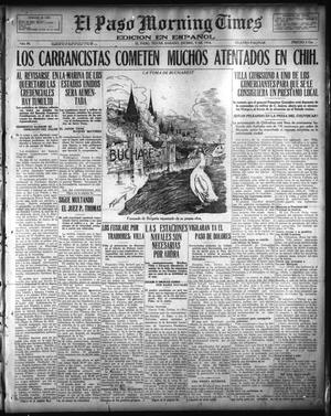 El Paso Morning Times (El Paso, Tex.), Vol. 36TH YEAR, Ed. 1, Saturday, December 9, 1916