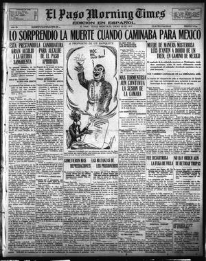 El Paso Morning Times (El Paso, Tex.), Vol. 36TH YEAR, Ed. 1, Wednesday, January 10, 1917