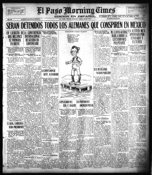 El Paso Morning Times (El Paso, Tex.), Vol. 36TH YEAR, Ed. 1, Saturday, April 28, 1917