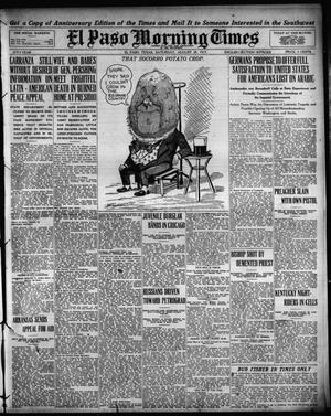El Paso Morning Times (El Paso, Tex.), Vol. 35TH YEAR, Ed. 1, Saturday, August 28, 1915