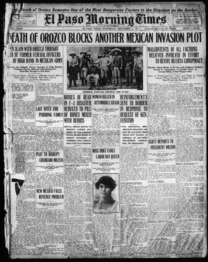 Primary view of object titled 'El Paso Morning Times (El Paso, Tex.), Vol. 35TH YEAR, Ed. 1, Wednesday, September 1, 1915'.
