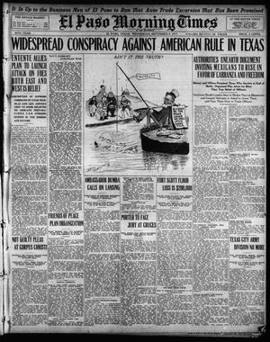 El Paso Morning Times (El Paso, Tex.), Vol. 36TH YEAR, Ed. 1, Wednesday, September 8, 1915