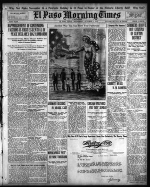 El Paso Morning Times (El Paso, Tex.), Vol. 36TH YEAR, Ed. 1, Wednesday, October 6, 1915