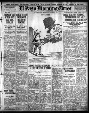 El Paso Morning Times (El Paso, Tex.), Vol. 36TH YEAR, Ed. 1, Wednesday, October 20, 1915