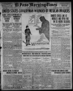 El Paso Morning Times (El Paso, Tex.), Vol. 36TH YEAR, Ed. 1, Wednesday, November 24, 1915