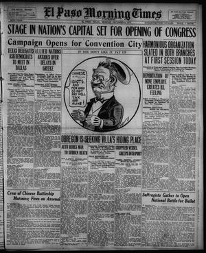 El Paso Morning Times (El Paso, Tex.), Vol. 36TH YEAR, Ed. 1, Monday, December 6, 1915