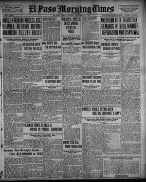 El Paso Morning Times (El Paso, Tex.), Vol. 36TH YEAR, Ed. 1, Monday, December 13, 1915