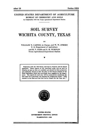 Primary view of object titled 'Soil survey, Wichita County, Texas'.