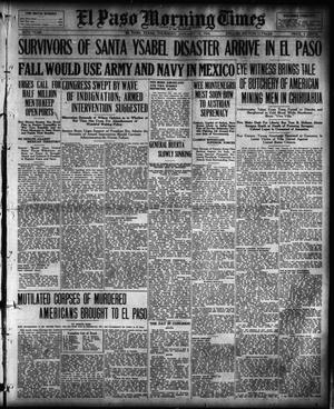 El Paso Morning Times (El Paso, Tex.), Vol. 36TH YEAR, Ed. 1, Thursday, January 13, 1916