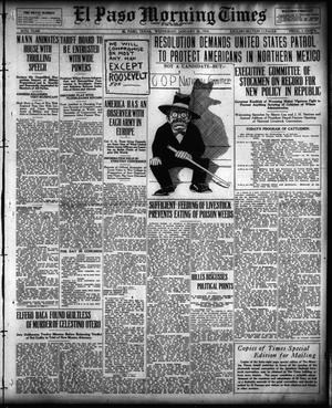 El Paso Morning Times (El Paso, Tex.), Vol. 36TH YEAR, Ed. 1, Wednesday, January 26, 1916