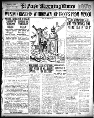 El Paso Morning Times (El Paso, Tex.), Vol. 36TH YEAR, Ed. 1, Thursday, April 6, 1916