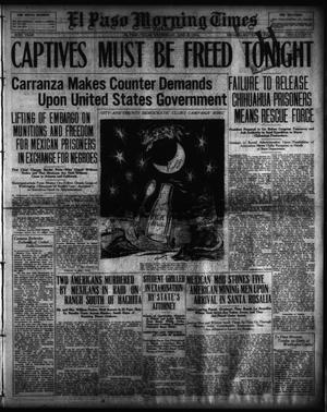 El Paso Morning Times (El Paso, Tex.), Vol. 36TH YEAR, Ed. 1, Wednesday, June 28, 1916
