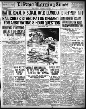 El Paso Morning Times (El Paso, Tex.), Vol. 37TH YEAR, Ed. 1, Wednesday, August 23, 1916