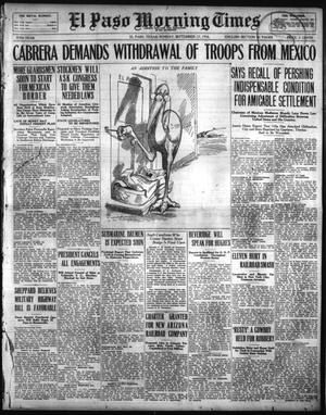 El Paso Morning Times (El Paso, Tex.), Vol. 37TH YEAR, Ed. 1, Sunday, September 17, 1916