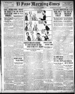 El Paso Morning Times (El Paso, Tex.), Vol. 37TH YEAR, Ed. 1, Monday, October 2, 1916