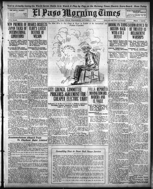El Paso Morning Times (El Paso, Tex.), Vol. 37TH YEAR, Ed. 1, Wednesday, October 11, 1916