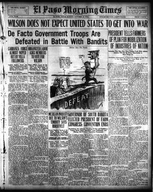 El Paso Morning Times (El Paso, Tex.), Vol. 37TH YEAR, Ed. 1, Sunday, October 22, 1916