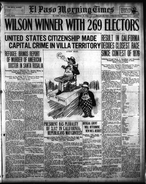 El Paso Morning Times (El Paso, Tex.), Vol. 37TH YEAR, Ed. 1, Friday, November 10, 1916