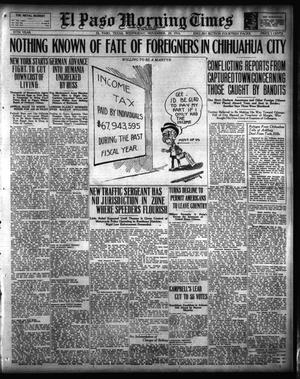 El Paso Morning Times (El Paso, Tex.), Vol. 37TH YEAR, Ed. 1, Wednesday, November 29, 1916