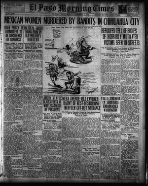 El Paso Morning Times (El Paso, Tex.), Vol. 37TH YEAR, Ed. 1, Sunday, December 3, 1916