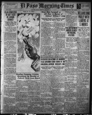 El Paso Morning Times (El Paso, Tex.), Vol. 37TH YEAR, Ed. 1, Monday, January 15, 1917