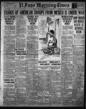 El Paso Morning Times (El Paso, Tex.), Vol. 37TH YEAR, Ed. 1, Saturday, January 20, 1917