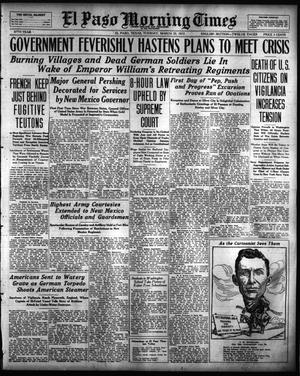 El Paso Morning Times (El Paso, Tex.), Vol. 37TH YEAR, Ed. 1, Tuesday, March 20, 1917