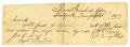 Thumbnail image of item number 1 in: '[Military Pass for Ziza Moore, August 1, 1863]'.
