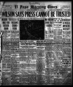 El Paso Morning Times (El Paso, Tex.), Vol. 37TH YEAR, Ed. 2, Wednesday, May 23, 1917