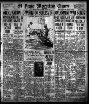 El Paso Morning Times (El Paso, Tex.), Vol. 37TH YEAR, Ed. 1, Tuesday, May 29, 1917
