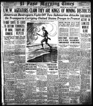 El Paso Morning Times (El Paso, Tex.), Vol. 37TH YEAR, Ed. 1, Wednesday, July 4, 1917