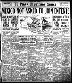 El Paso Morning Times (El Paso, Tex.), Vol. 37TH YEAR, Ed. 2, Wednesday, July 11, 1917