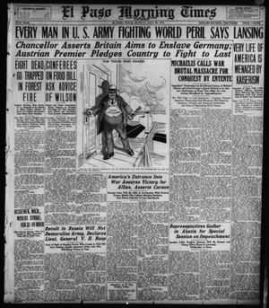 El Paso Morning Times (El Paso, Tex.), Vol. 37TH YEAR, Ed. 1, Monday, July 30, 1917