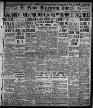 El Paso Morning Times (El Paso, Tex.), Vol. 37TH YEAR, Ed. 2, Saturday, August 11, 1917