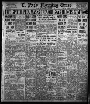 El Paso Morning Times (El Paso, Tex.), Vol. 38TH YEAR, Ed. 1, Tuesday, September 4, 1917