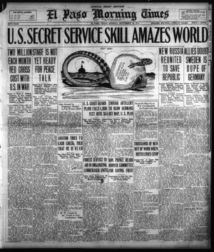 El Paso Morning Times (El Paso, Tex.), Vol. 38TH YEAR, Ed. 2, Monday, September 10, 1917