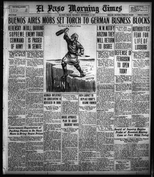 El Paso Morning Times (El Paso, Tex.), Vol. 38TH YEAR, Ed. 1, Thursday, September 13, 1917
