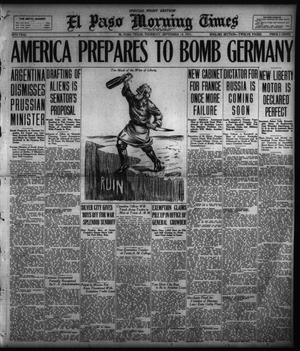El Paso Morning Times (El Paso, Tex.), Vol. 38TH YEAR, Ed. 2, Thursday, September 13, 1917