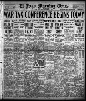 El Paso Morning Times (El Paso, Tex.), Vol. 38TH YEAR, Ed. 2, Friday, September 14, 1917