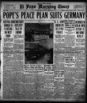 El Paso Morning Times (El Paso, Tex.), Vol. 38TH YEAR, Ed. 2, Saturday, September 22, 1917