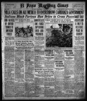 El Paso Morning Times (El Paso, Tex.), Vol. 38TH YEAR, Ed. 1, Sunday, November 18, 1917