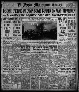 El Paso Morning Times (El Paso, Tex.), Vol. 38TH YEAR, Ed. 1, Saturday, December 29, 1917