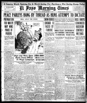 El Paso Morning Times (El Paso, Tex.), Vol. 38TH YEAR, Ed. 1, Monday, January 14, 1918