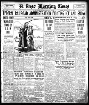 El Paso Morning Times (El Paso, Tex.), Vol. 38TH YEAR, Ed. 1, Wednesday, January 16, 1918