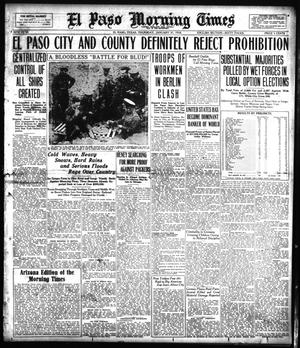 El Paso Morning Times (El Paso, Tex.), Vol. 38TH YEAR, Ed. 1, Thursday, January 31, 1918