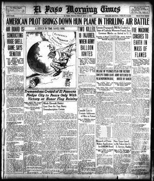 El Paso Morning Times (El Paso, Tex.), Vol. 38TH YEAR, Ed. 1, Friday, May 3, 1918