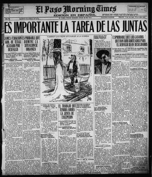 El Paso Morning Times (El Paso, Tex.), Vol. 36TH YEAR, Ed. 1, Saturday, July 28, 1917