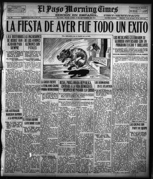 El Paso Morning Times (El Paso, Tex.), Vol. 38TH YEAR, Ed. 1, Monday, September 17, 1917