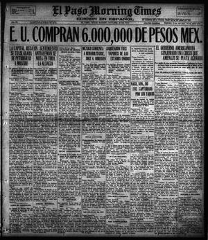 Primary view of object titled 'El Paso Morning Times (El Paso, Tex.), Vol. 38TH YEAR, Ed. 1, Saturday, October 20, 1917'.